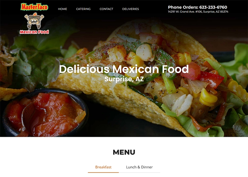 Restaurant Website