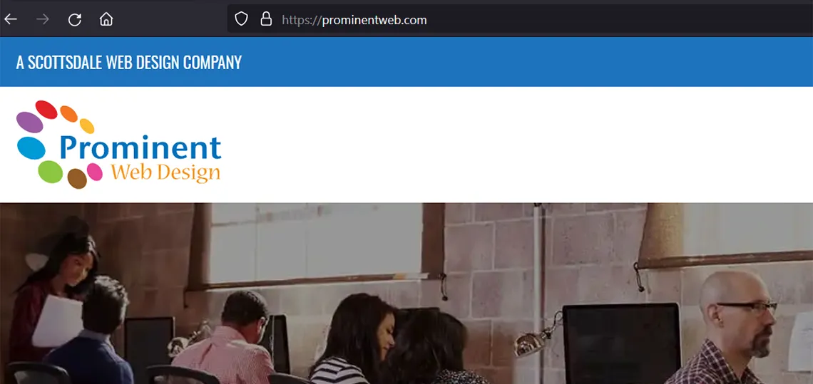 Domain and Company Name Screenshot