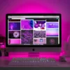 Computer accessing website