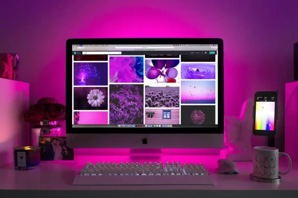 Computer accessing website