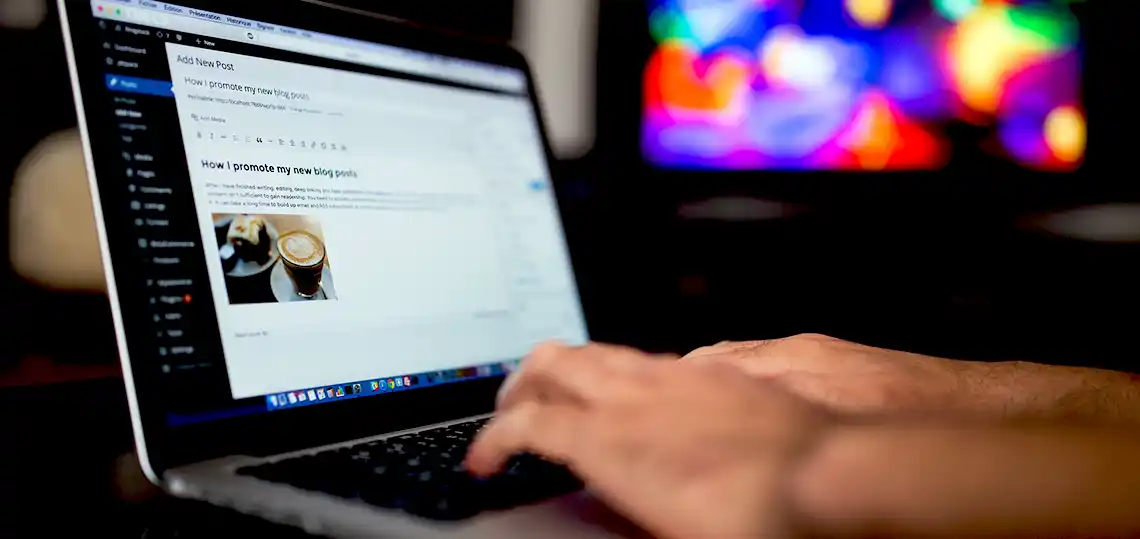 Person using laptop