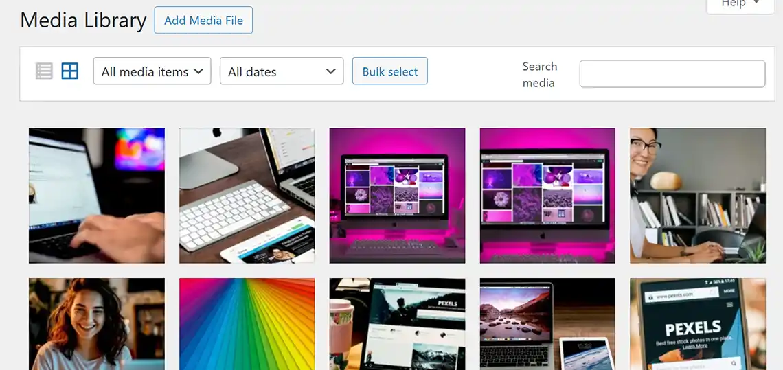 WP Media Library