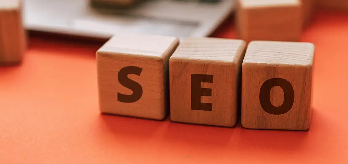 Photo of SEO on wood blocks