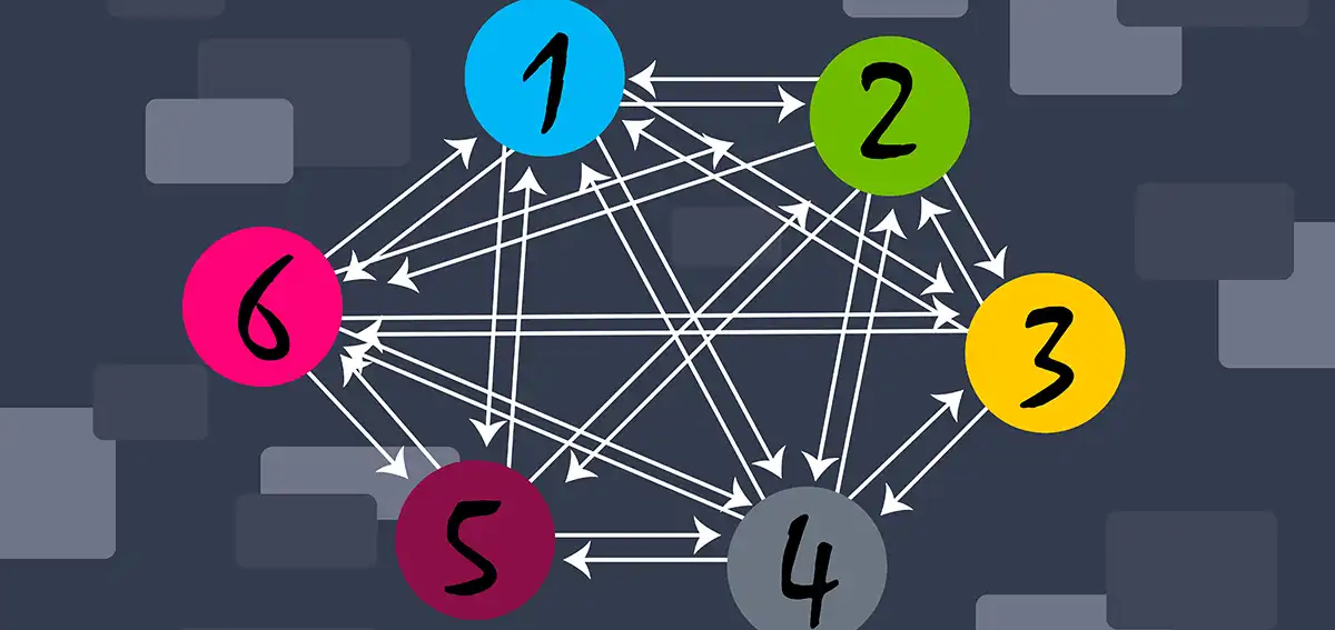 Graphic depicting link relationships