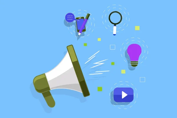 Graphic that depicts social media sharing