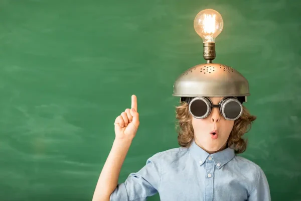 Smart kid with an idea