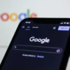 Google Search on a Smartphone