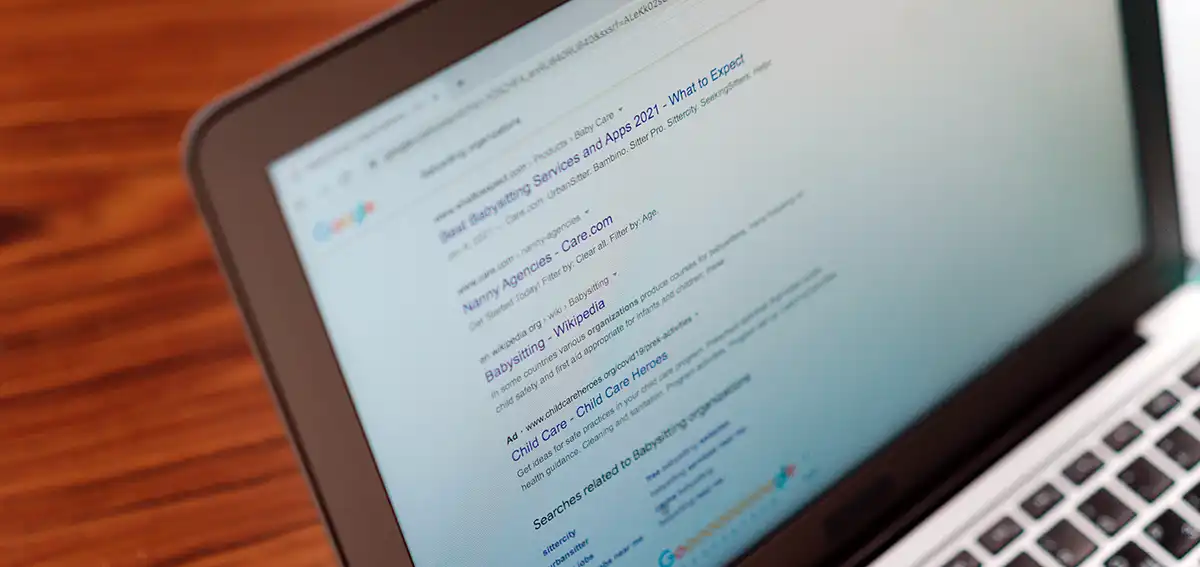 Google search for babysitting